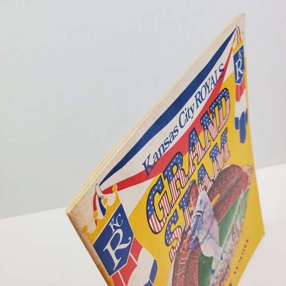 Kansas City Royals Vintage 1976 Program Grand Slam 70s KC MLB Baseball - Picture 8 of 12